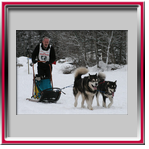 Philippe avec Tonka et Kira - Les Contamines 2007